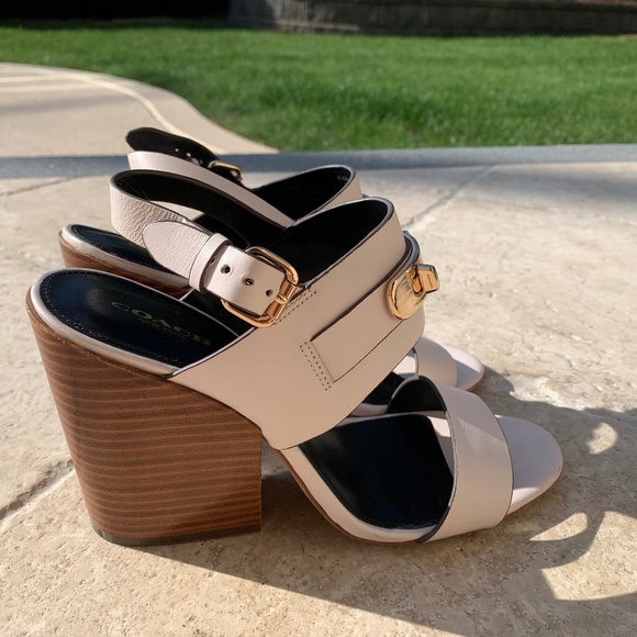 Coach Dennis Chunky Heels - Picture 1 of 5